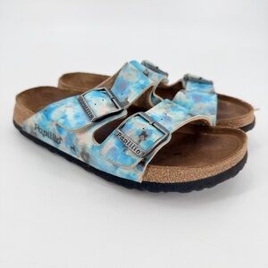 Birkenstock Papillio Arizona Birko Flor Pixel Softbed Sandals 38